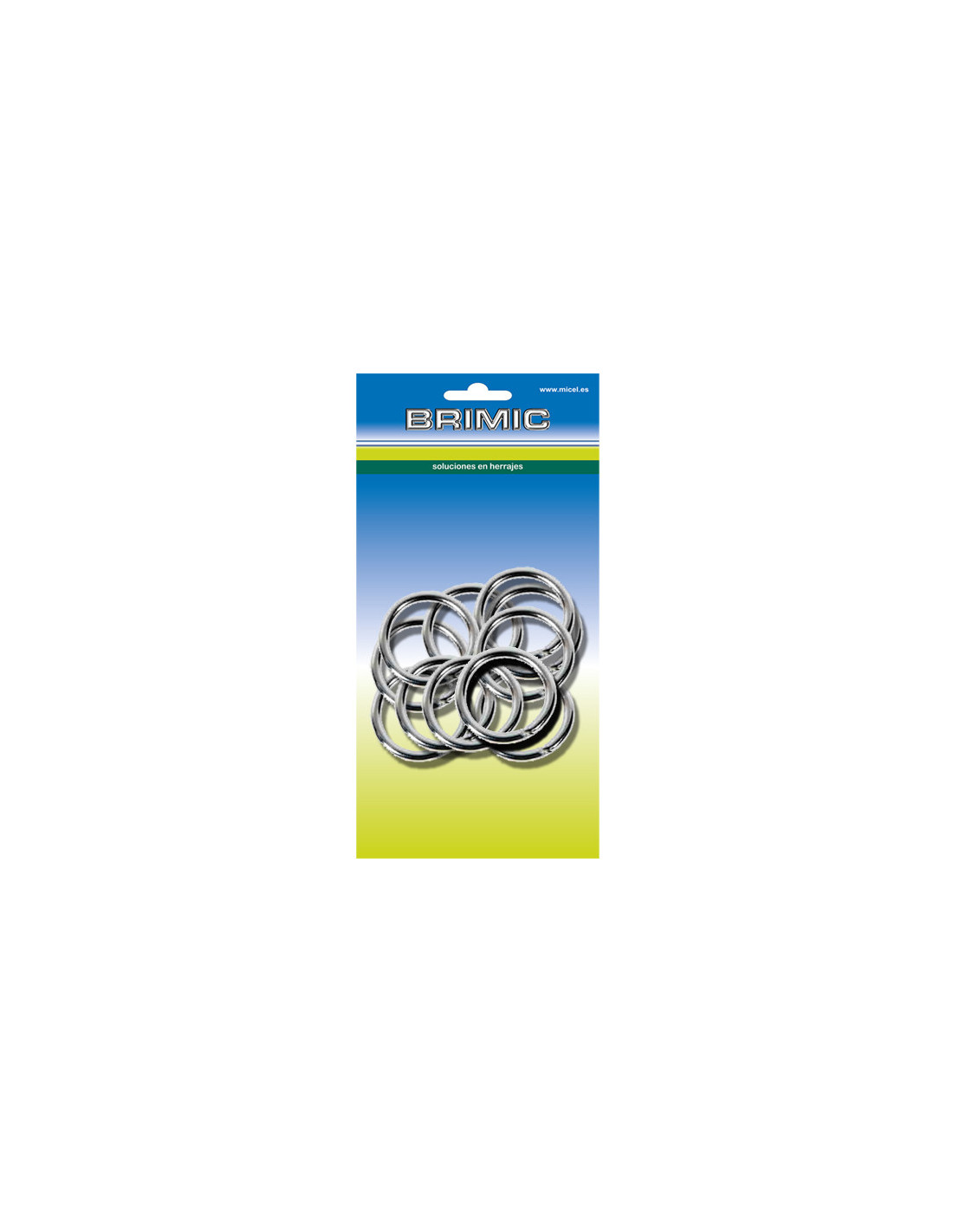 ArtMinds Split Nickel Key Ring - Each